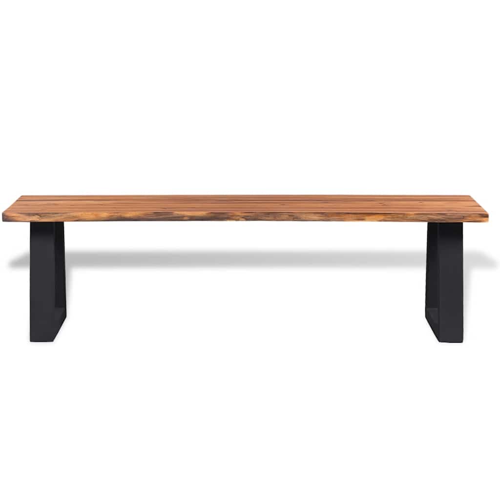 Banc en bois d'acacia massif 145 cm - XIOS