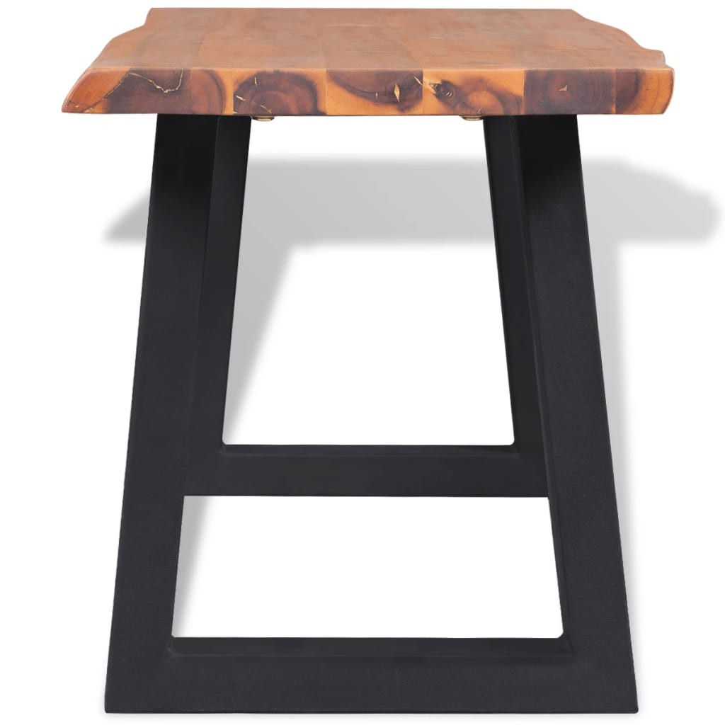 Banc en bois d'acacia massif 160 cm - XIOS