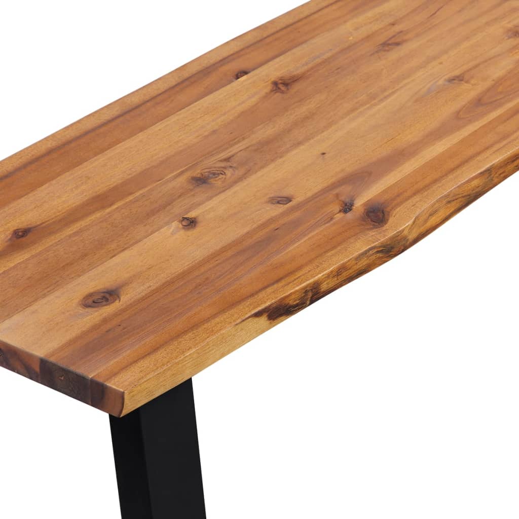 Banc en bois d'acacia massif 160 cm - XIOS