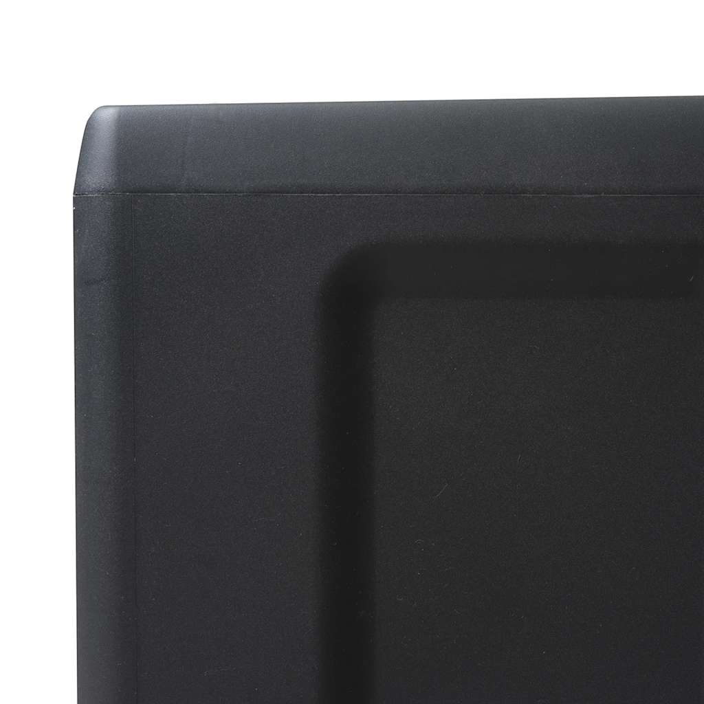 Armoire de rangement de jardin avec 3 étagères Noir et gris - XIOS
