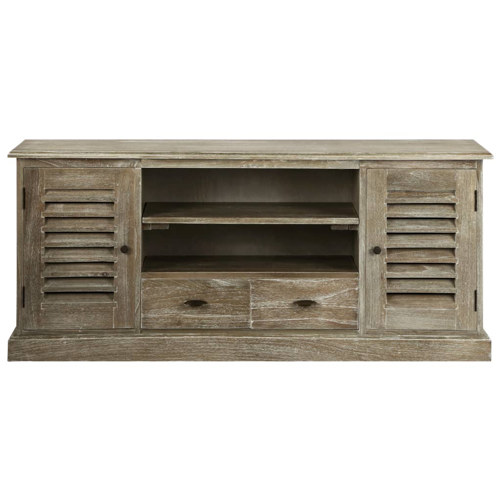 Meuble TV Bois de melia azedarach massif 145 x 35 x 60 cm - XIOS
