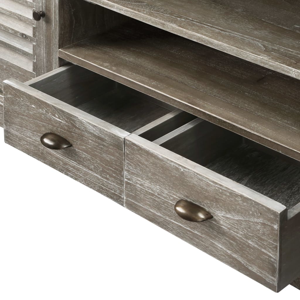Meuble TV Bois de melia azedarach massif 145 x 35 x 60 cm - XIOS