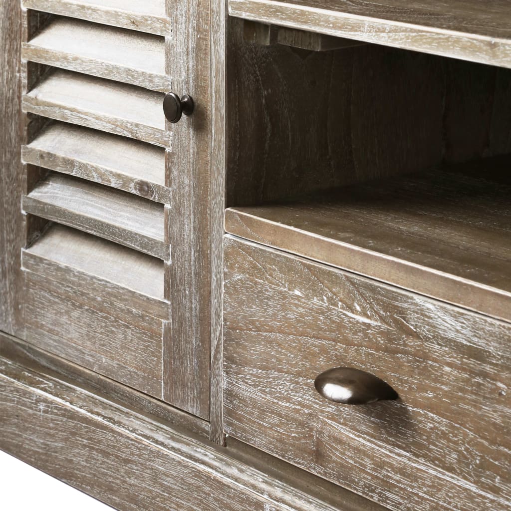Meuble TV Bois de melia azedarach massif 145 x 35 x 60 cm - XIOS