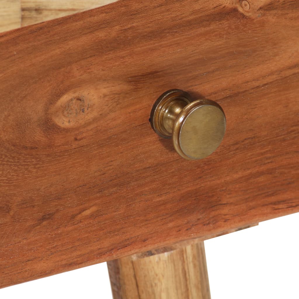 Table de chevet Bois d'acacia massif 45 x 32 x 55 cm - XIOS