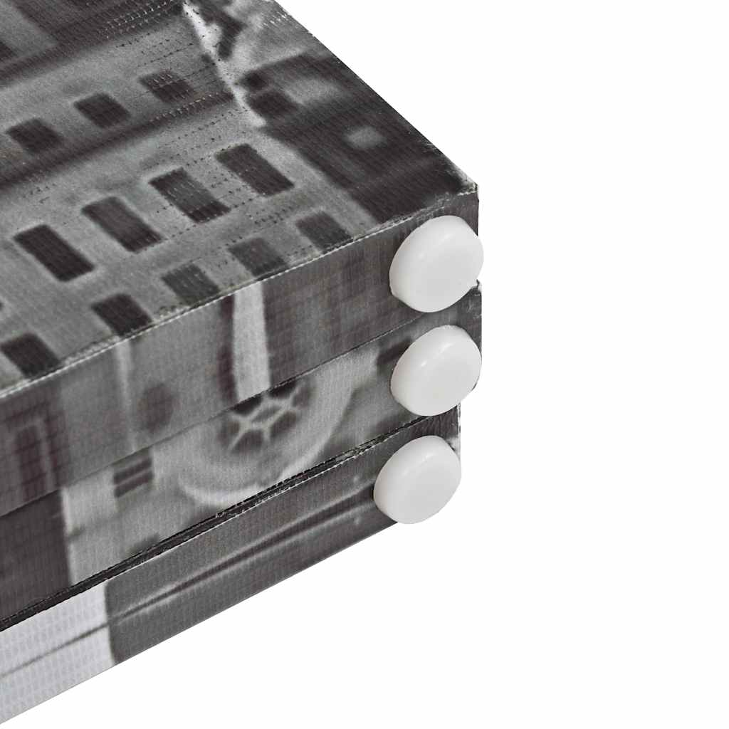 Cloison de séparation pliable 228x170 cm New York Noir et blanc - XIOS