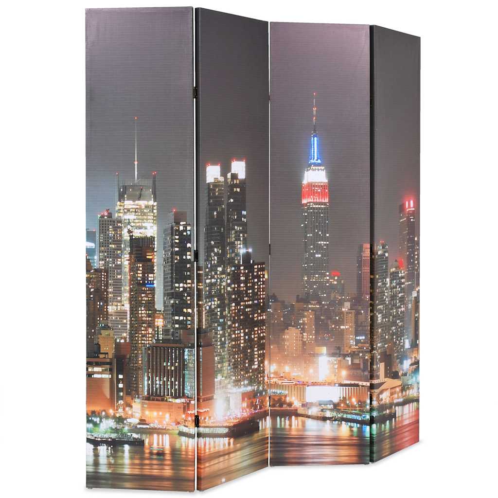 Cloison de séparation pliable 160x170 cm New York la nuit - XIOS
