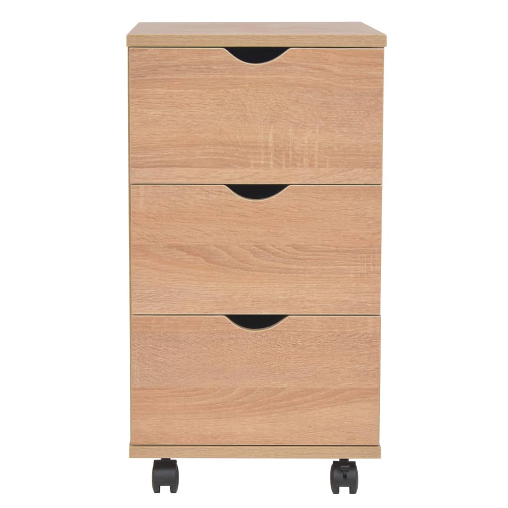 Meuble à tiroirs 33x45x60 cm Chêne - XIOS