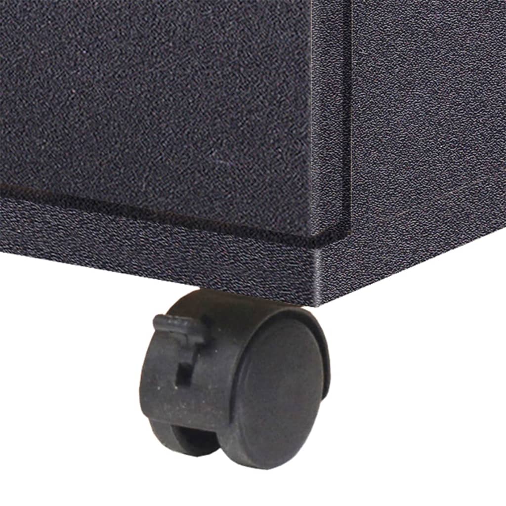 Meuble à tiroirs 33x45x60 cm Noir - XIOS