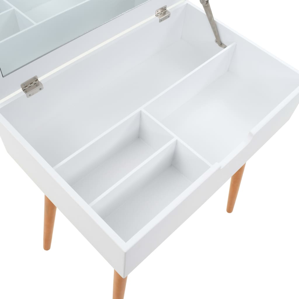 Coiffeuse avec miroir MDF 60 x 40 x 75 cm - XIOS