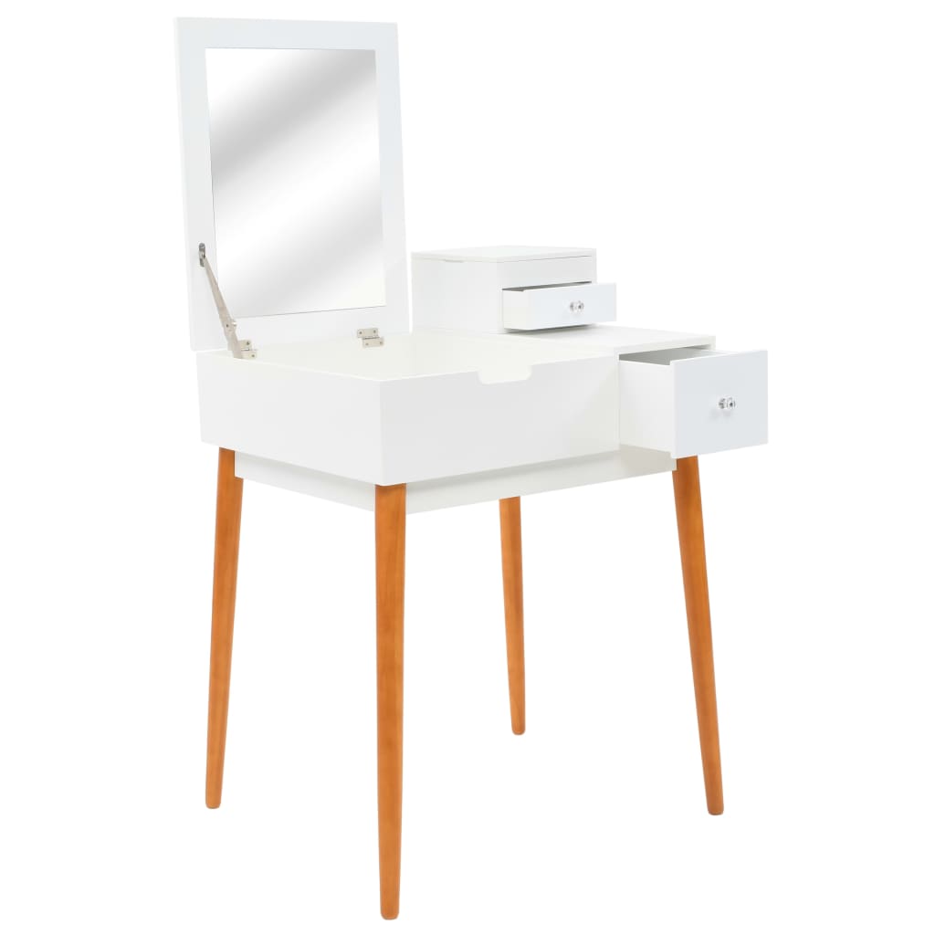 Coiffeuse avec miroir MDF 60 x 50 x 86 cm - XIOS