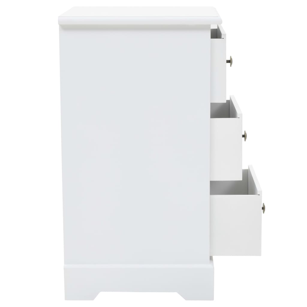 Table de chevet MDF et bois de pin 35x32x59 cm - XIOS