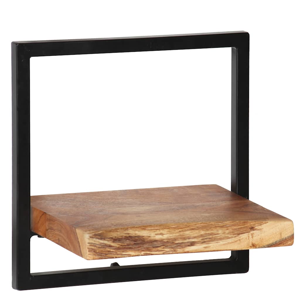 Set d'étagères murales 5 pcs Bois d'acacia massif et acier - XIOS