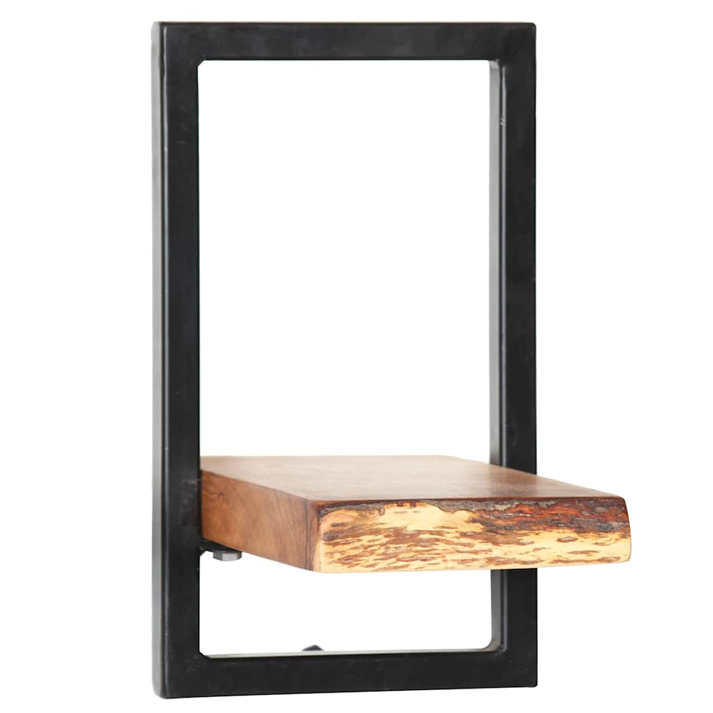 Set d'étagères murales 5 pcs Bois d'acacia massif et acier - XIOS