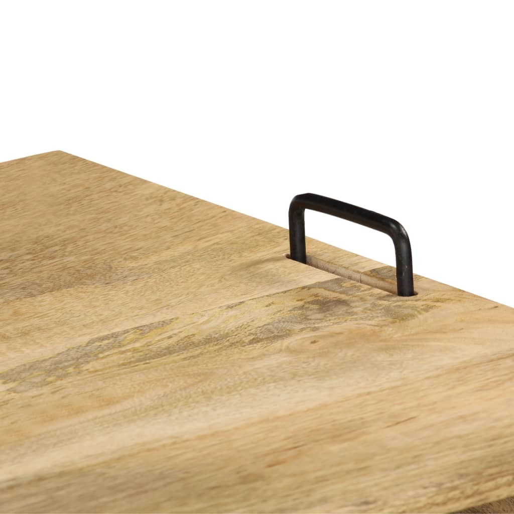 Meuble TV Bois de manguier massif 110 x 35 x 45 cm - XIOS