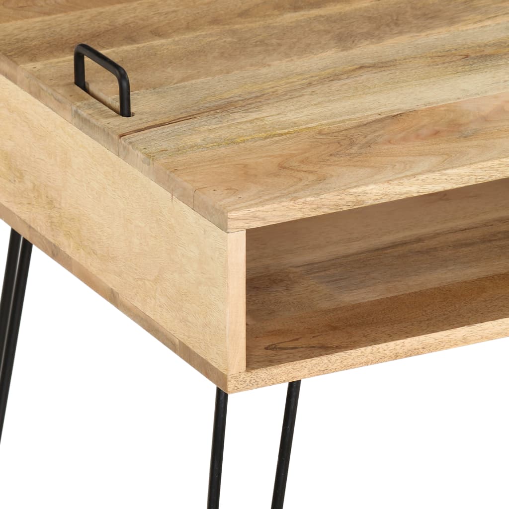 Meuble TV Bois de manguier massif 110 x 35 x 45 cm - XIOS
