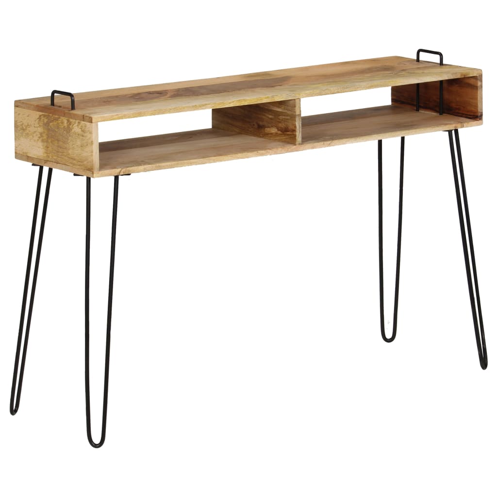 Table console Bois de manguier massif 115 x 35 x 76 cm - XIOS