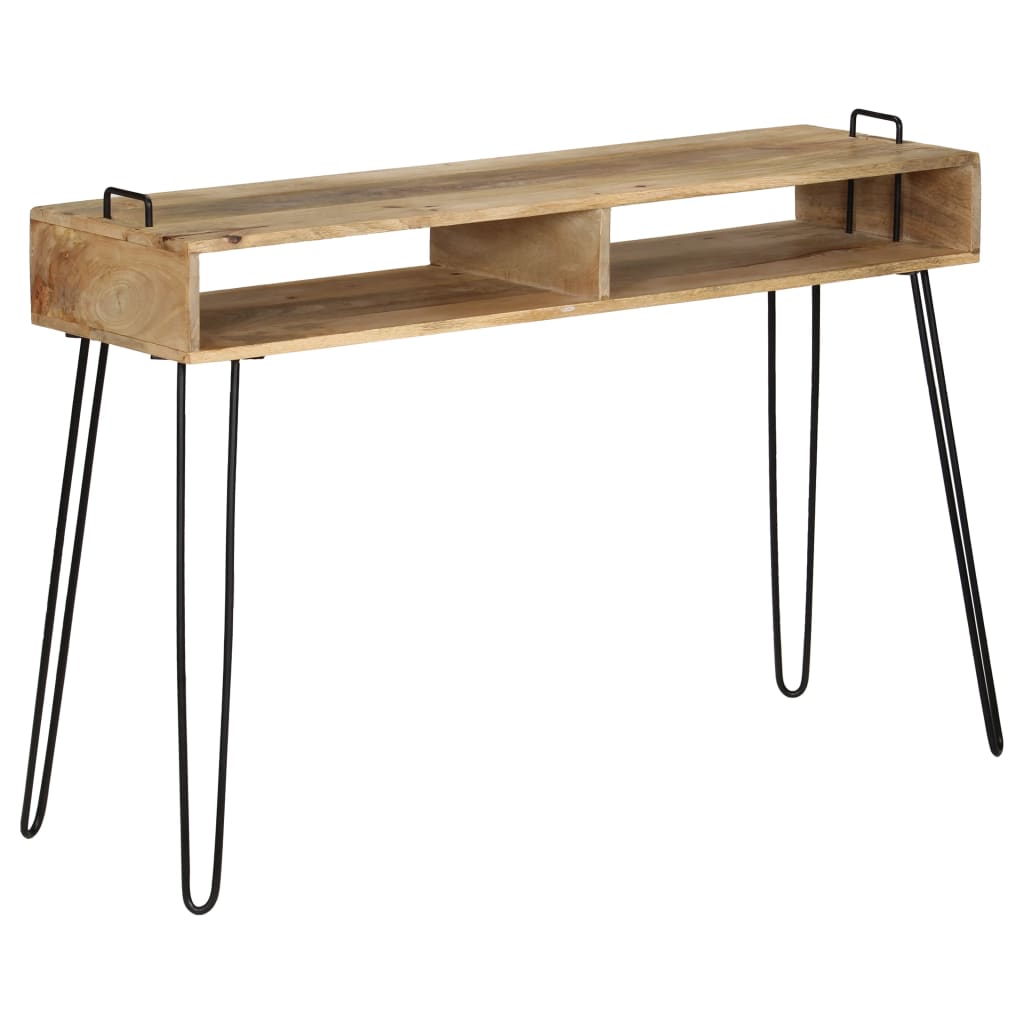 Table console Bois de manguier massif 115 x 35 x 76 cm - XIOS