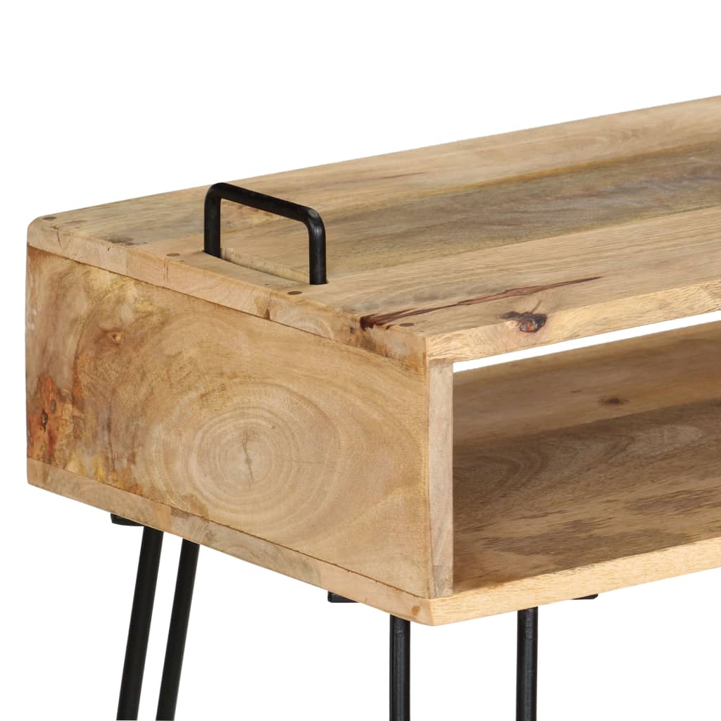 Table console Bois de manguier massif 115 x 35 x 76 cm - XIOS