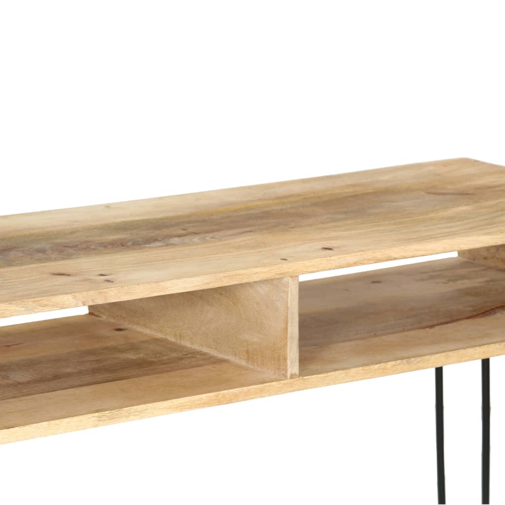 Table console Bois de manguier massif 115 x 35 x 76 cm - XIOS
