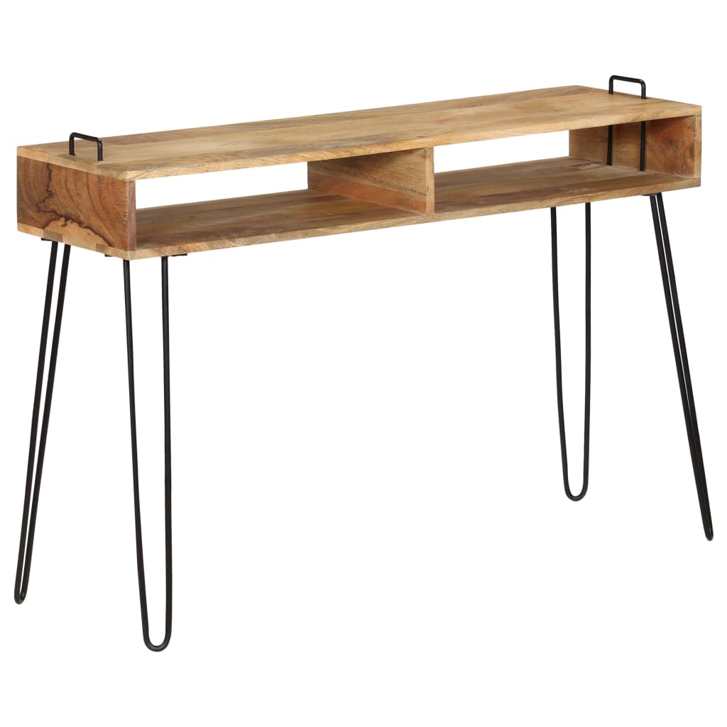 Table console Bois de manguier massif 115 x 35 x 76 cm - XIOS