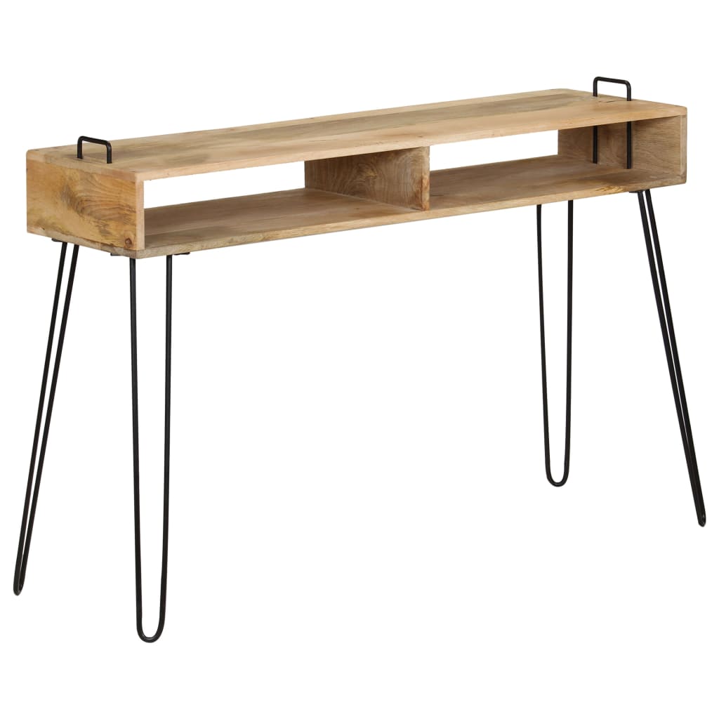 Table console Bois de manguier massif 115 x 35 x 76 cm - XIOS