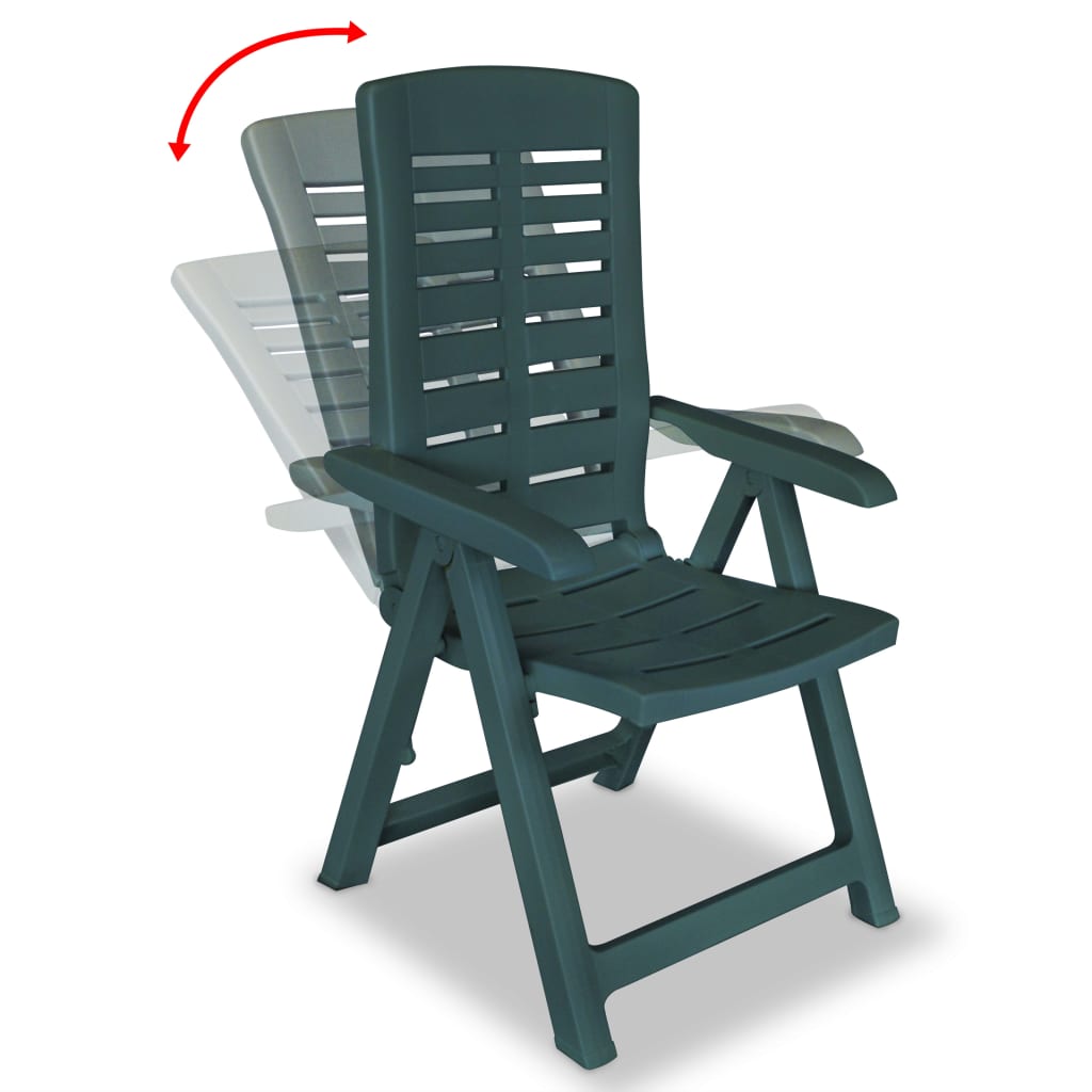 Ensemble de bistro 3 pcs Plastique Vert