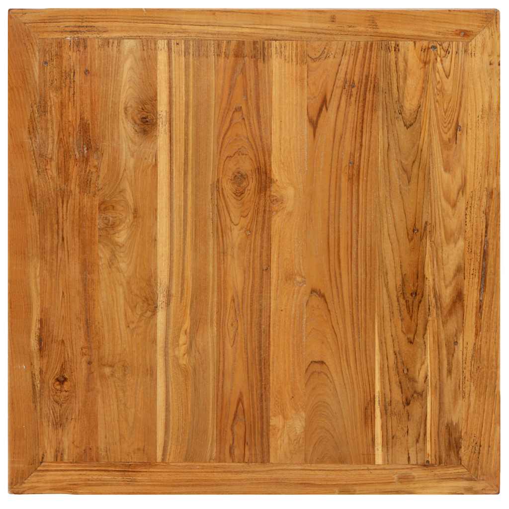 Table de bar Teck recyclé massif 60x60x107 cm - XIOS