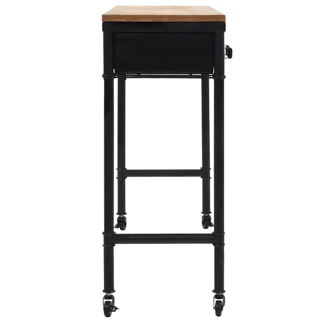 Table console MDF et bois de sapin 100 x 33,5 x 80 cm - XIOS
