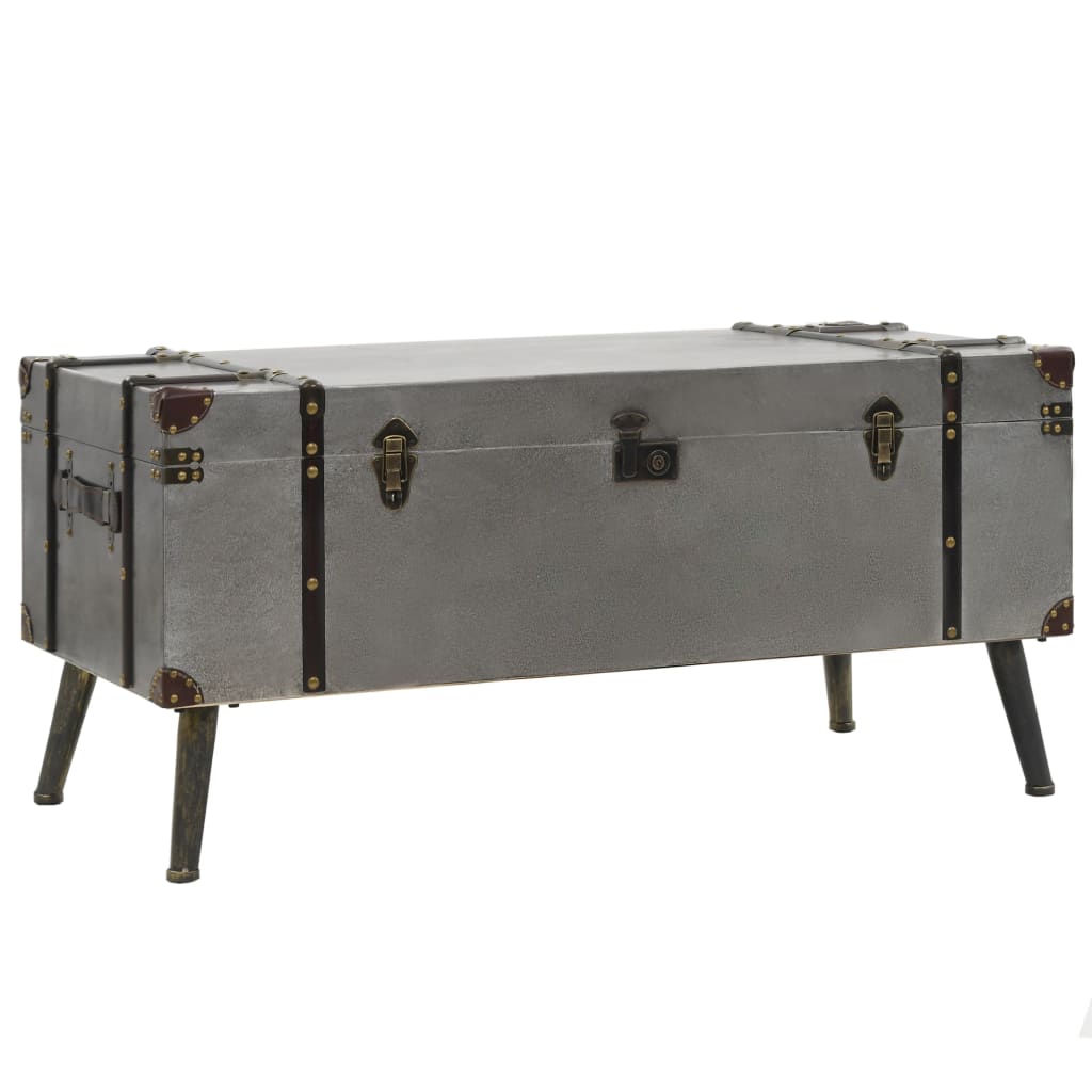 Table basse MDF et aluminium 102x51x47,5 cm - XIOS