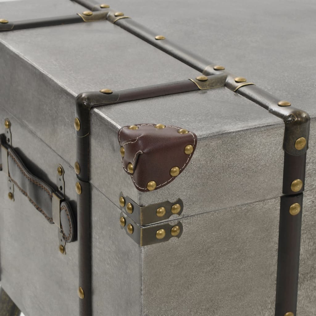 Table basse MDF et aluminium 102x51x47,5 cm - XIOS