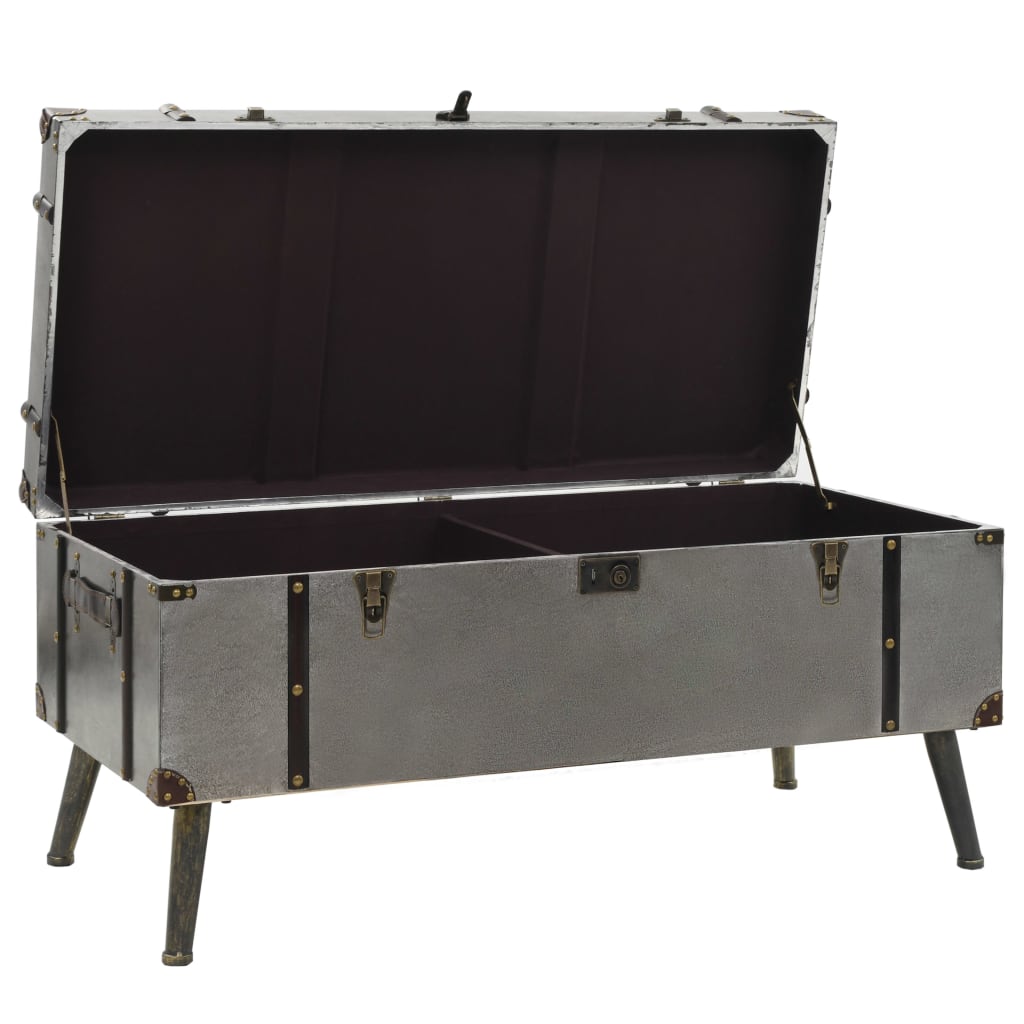 Table basse MDF et aluminium 102x51x47,5 cm - XIOS