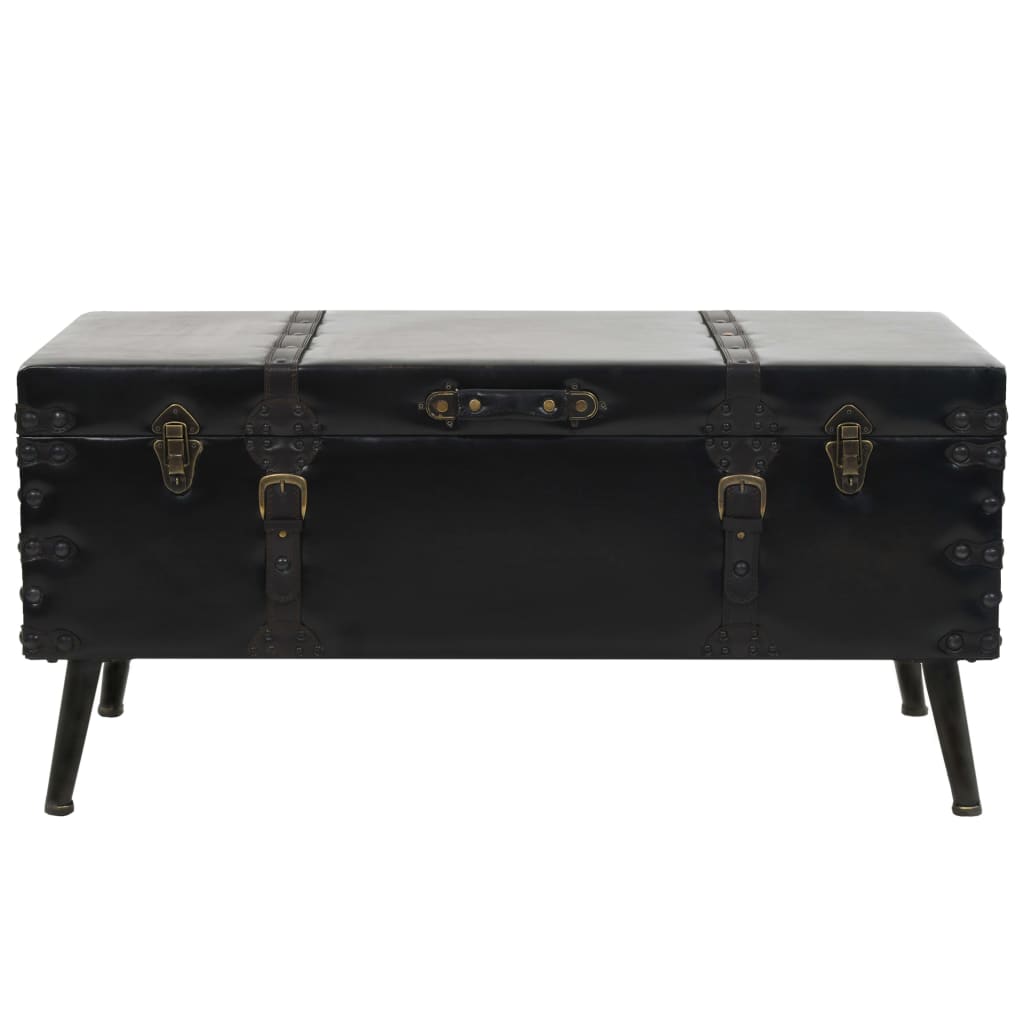 Table basse MDF et acier 102x51x48 cm - XIOS