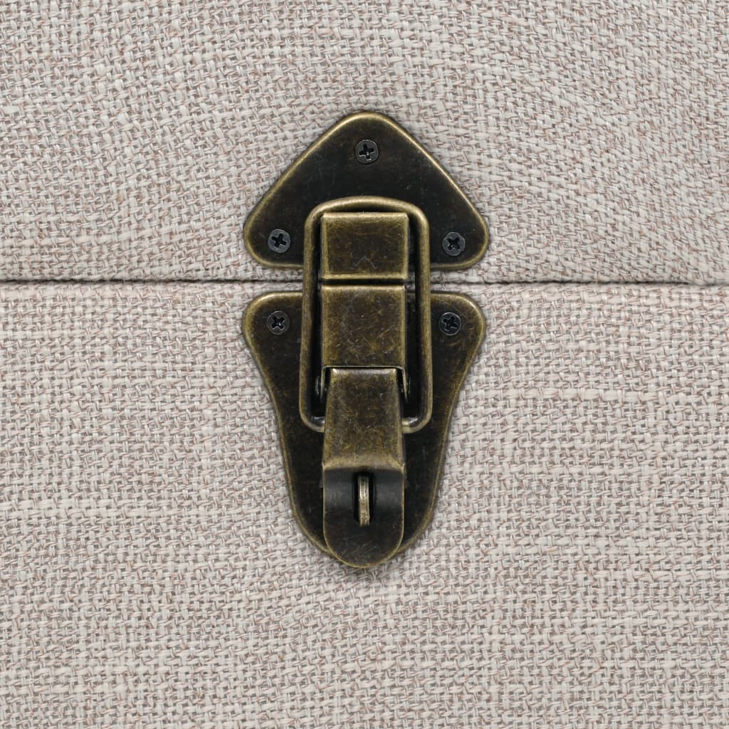 Banc de rangement Bois massif et acier 111x34x37 cm - XIOS