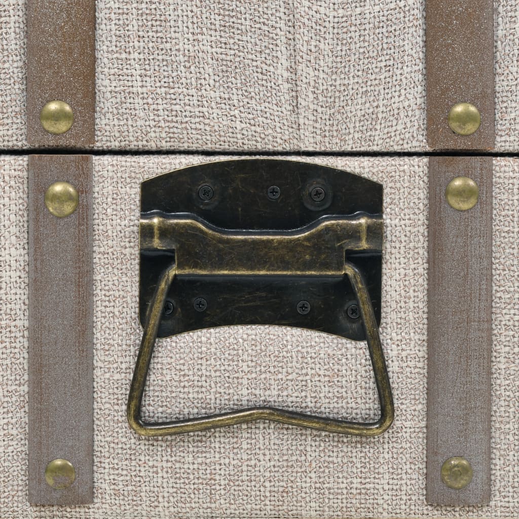 Banc de rangement Bois massif et acier 111x34x37 cm - XIOS