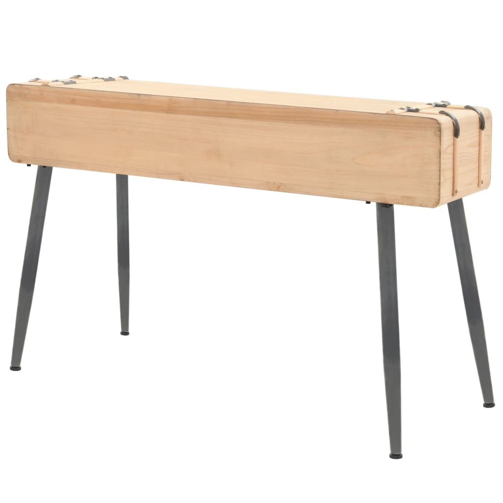 Table console Bois massif de sapin 115x40,5x76 cm - XIOS