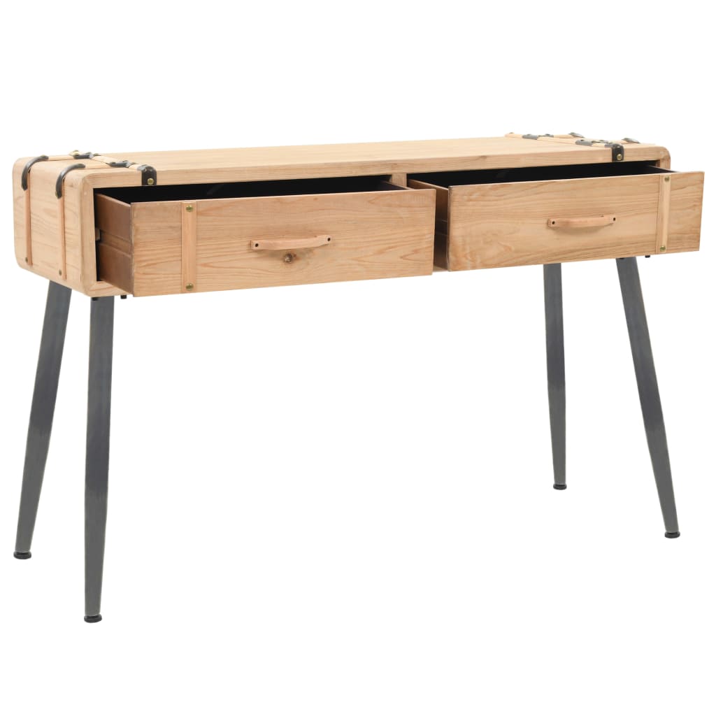 Table console Bois massif de sapin 115x40,5x76 cm - XIOS