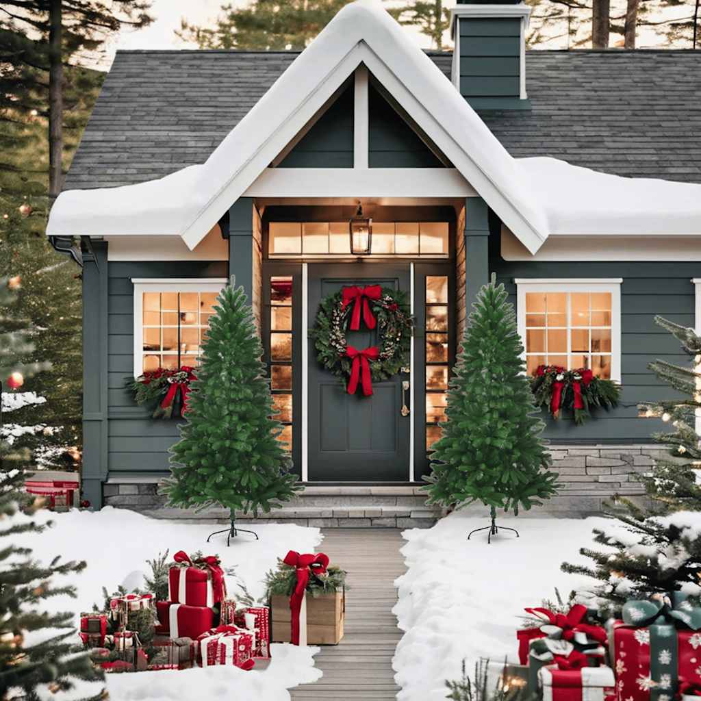 Arbre de Noël artificiel aiguilles réalistes 150 cm vert - XIOS