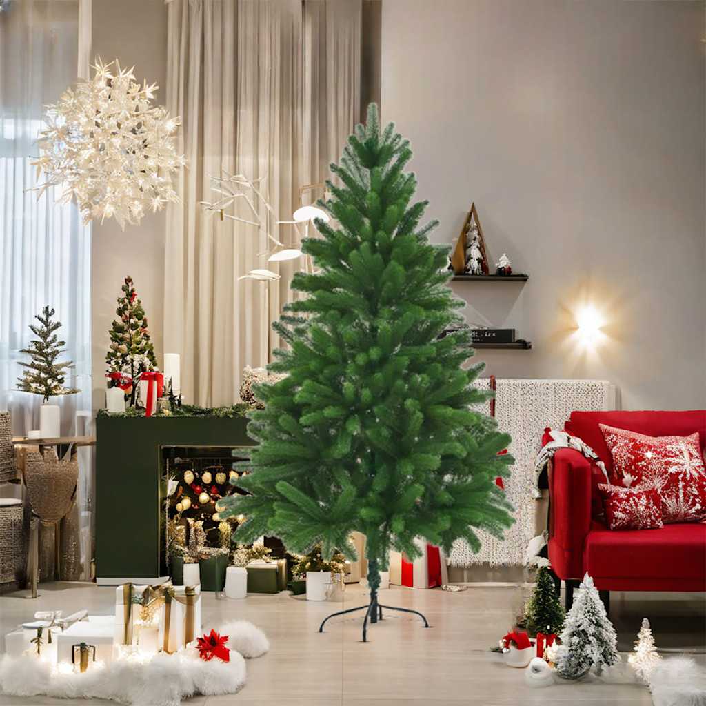 Arbre de Noël artificiel aiguilles réalistes 180 cm vert - XIOS