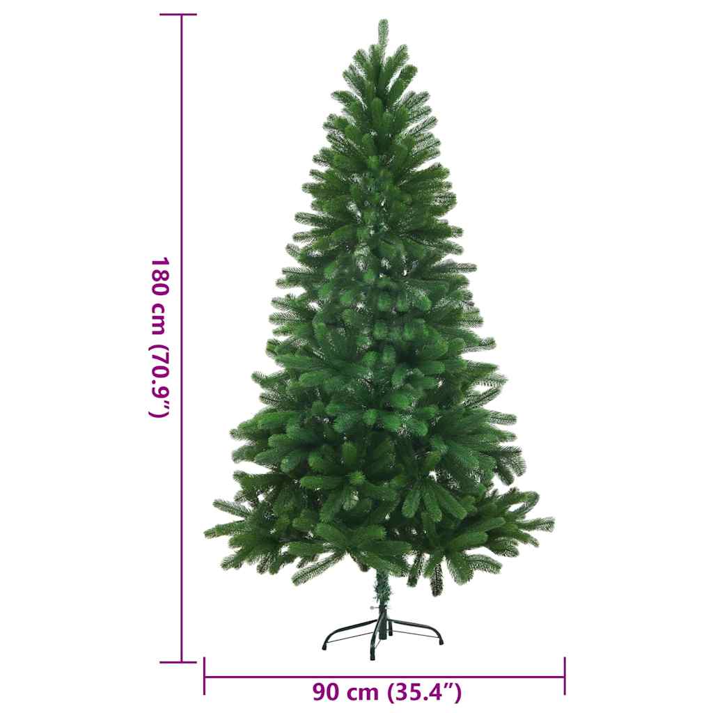 Arbre de Noël artificiel aiguilles réalistes 180 cm vert - XIOS