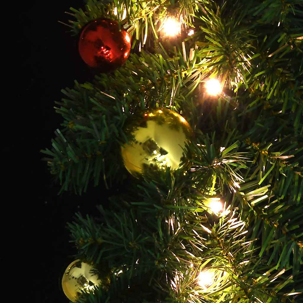 Guirlande de Noël décorée avec boules et lumières LED 20 m - XIOS