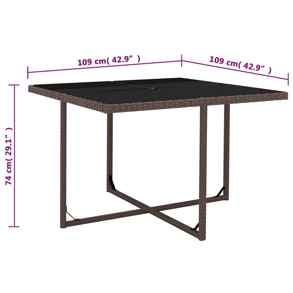Ensemble à manger d'extérieur 5pcs avec coussins Résine tressée - XIOS
