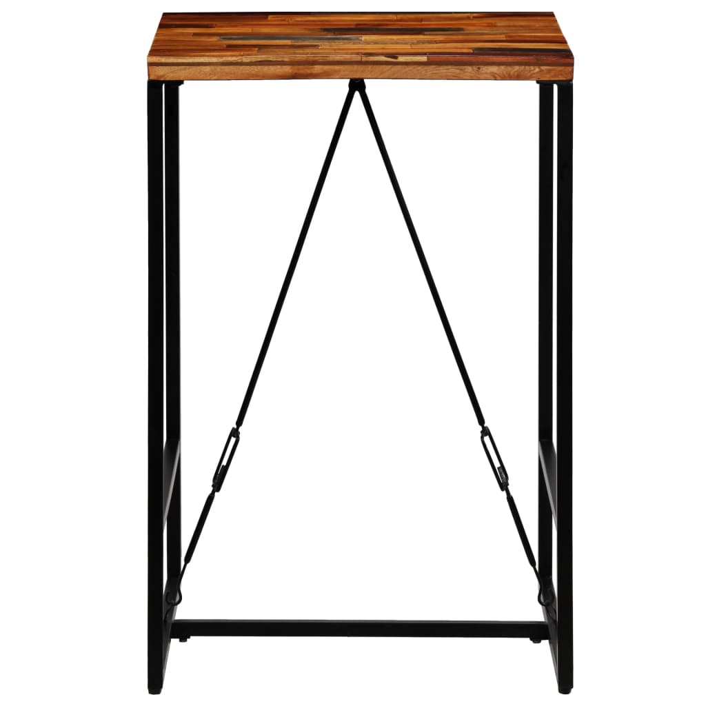 Table de bar Bois de récupération massif 70x70x106 cm - XIOS