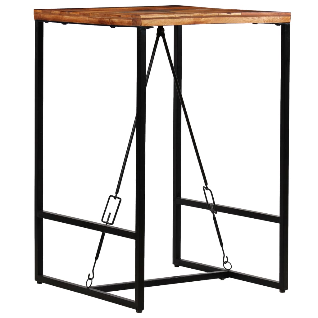 Table de bar Bois de récupération massif 70x70x106 cm - XIOS