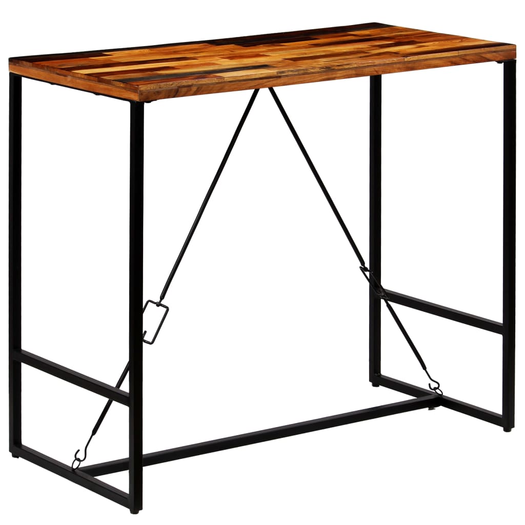 Table de bar Bois de récupération massif 120x60x106 cm - XIOS