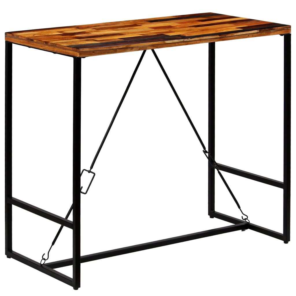 Table de bar Bois de récupération massif 120x60x106 cm - XIOS