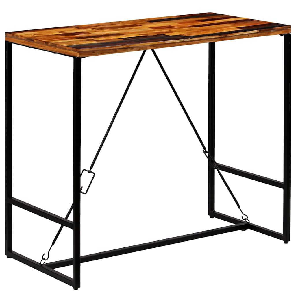 Table de bar Bois de récupération massif 120x60x106 cm
