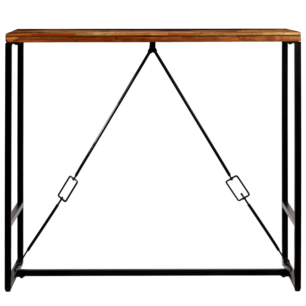 Table de bar Bois de récupération massif 120x60x106 cm