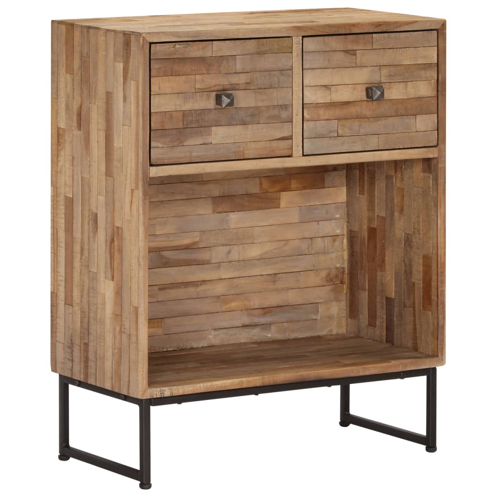Buffet Bois de teck recyclé 60x30x75 cm - XIOS