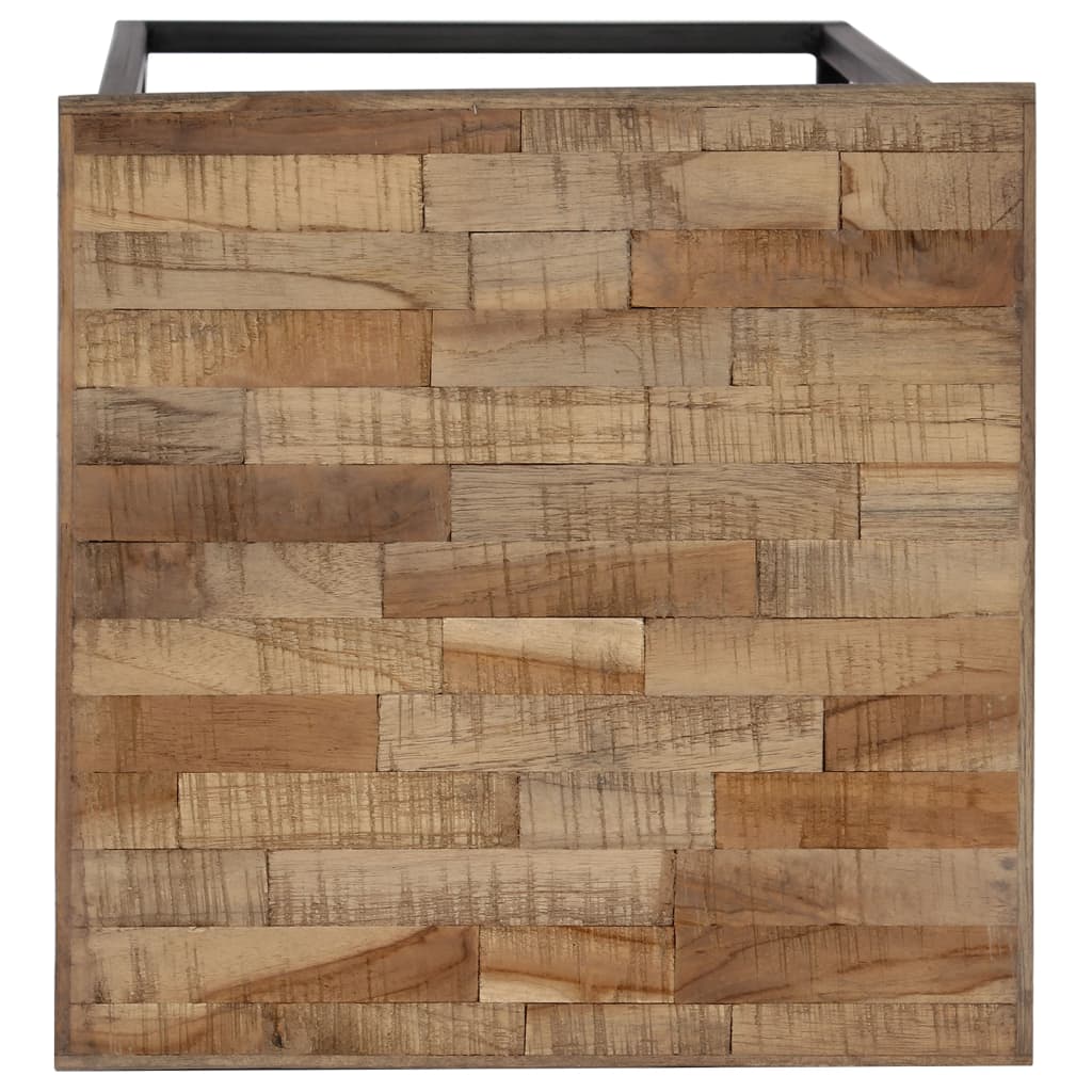 Ensemble de tables pour plante 3 pcs Teck recyclé - XIOS