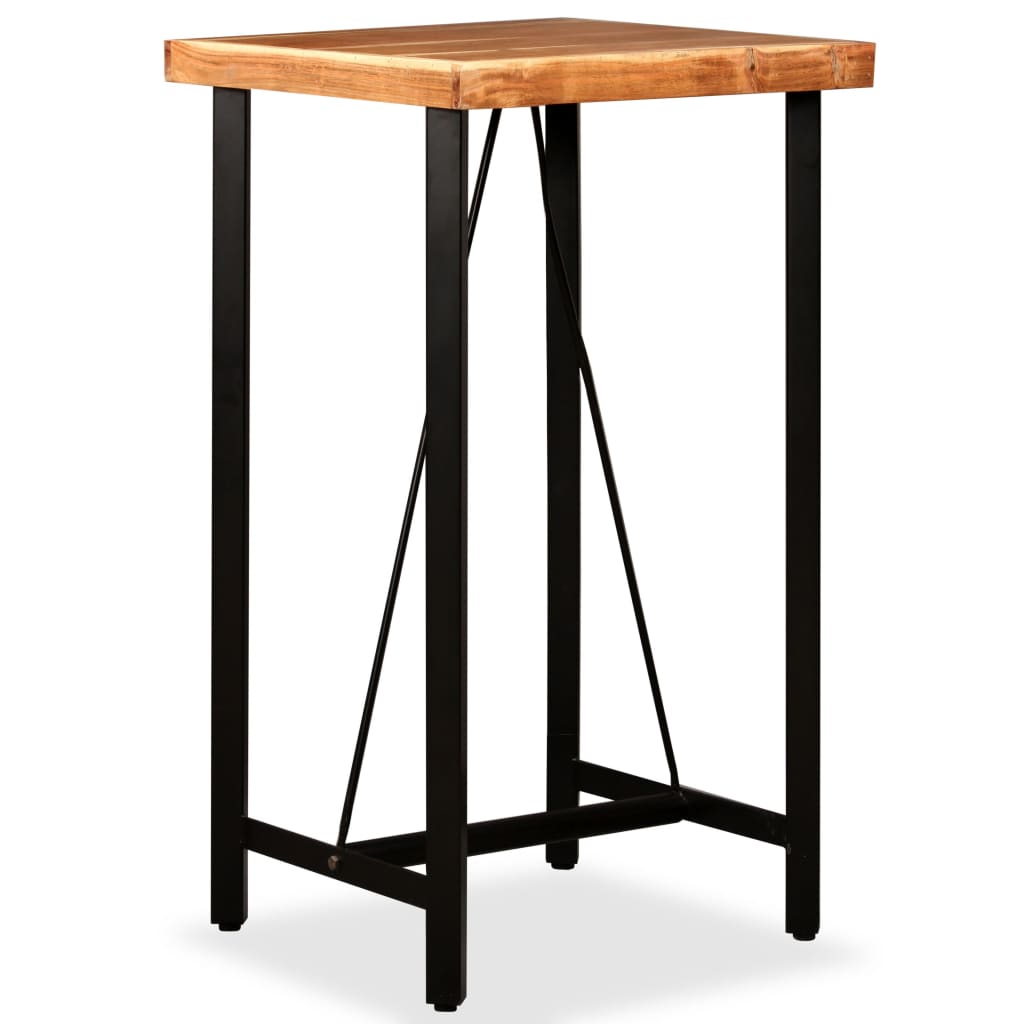 Ensemble de bar 3 pcs Bois d'acacia massif et de récupération - XIOS